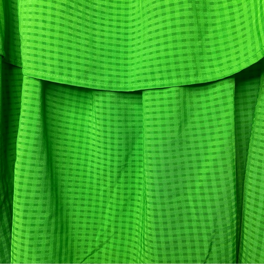Who What Wear Tiered Balloon Sleeve Square Neck Mini Dress Size Medium - Picture 9 of 12